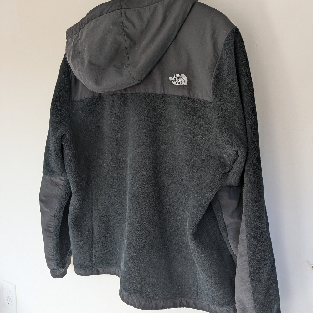 The North Face Denali Hooded Black Fleece Jacket Women's  Size XL - Picture 6 of 16